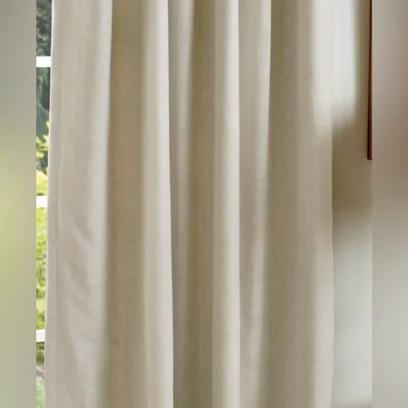 Bedford Woven Plaid 50 X95 Blackout Backtab Panel Pair 50x95” - Picture 2 of 5